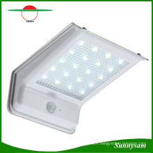 20 PCS SMD 2835 LED ABS + Aluminium Panneau Solaire Puissance Mur Lumière Extérieure Jardin Lampe Motion + Sound Sensor Contrôle Lampe Solaire